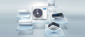 A wide range of indoor units by type and performance.