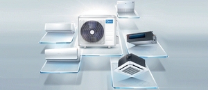 A wide range of indoor units by type and performance