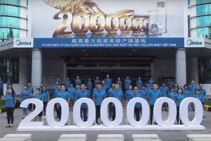 Midea Vietnam Plant Crosses the Two-million AC Unit Production Milestone