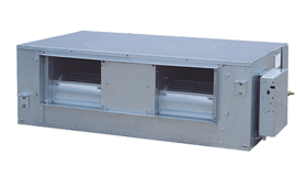 Commercial air-conditioners. Hydronic systems. Fan coil. High-static